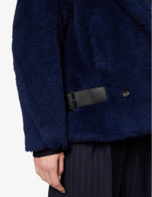 MAX MARA Caserta fleece-textured wool and silk-blend jacket