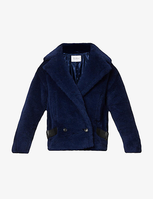 MAX MARA: Caserta fleece-textured wool and silk-blend jacket