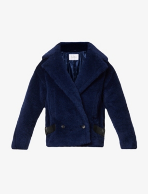 MAX MARA Caserta fleece-textured wool and silk-blend jacket