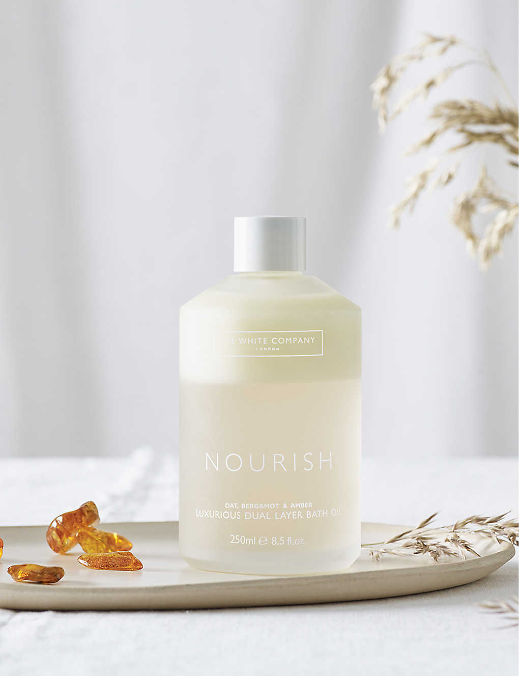 The White Company Nourish Dual-layer Bath Oil 250ml