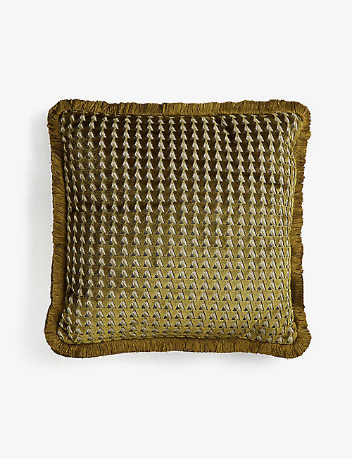 SOHO HOME: Charis geometric woven cushion 50cm x 50cm