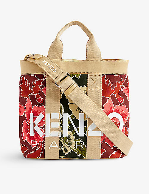 KENZO: Kaba floral-print cotton tote bag