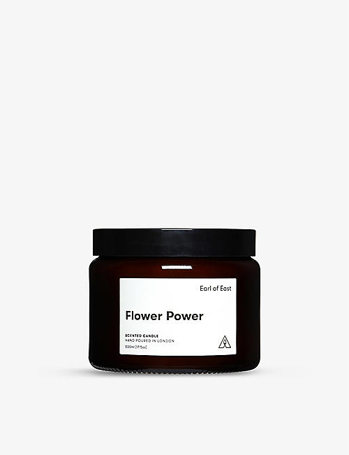 EARL OF EAST: Flower Power scented candle 500ml