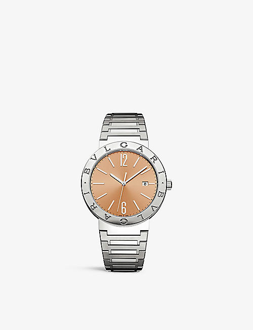 BVLGARI: Resort BBM41C8S/12/RESORT Bvlgari Bvlgari stainless-steel quartz watch