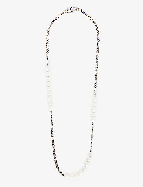 MARTYRE: The Bella sterling-silver and freshwater pearl necklace