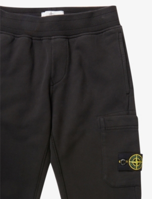 black stone island joggers