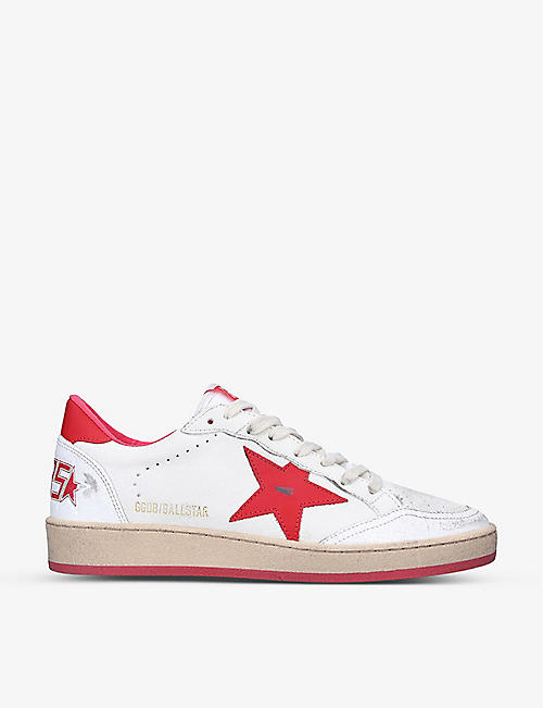 GOLDEN GOOSE: Ball Star 10275 leather low-top trainers