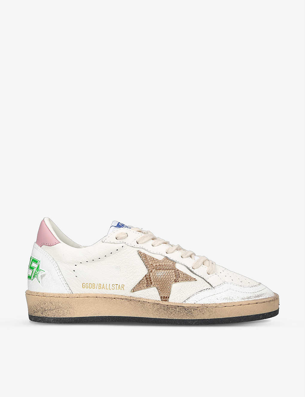 Golden Goose Ball Star 11189 Low-top Leather Trainers In White