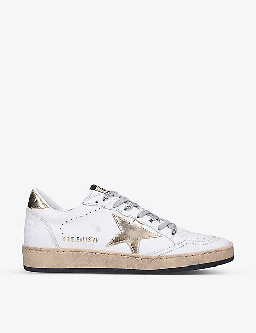 GOLDEN GOOSE: Ballstar 80608 leather low-top trainers
