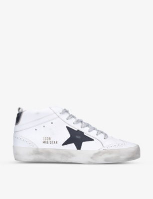 GOLDEN GOOSE: Women's Mid Star 10238 leather trainers