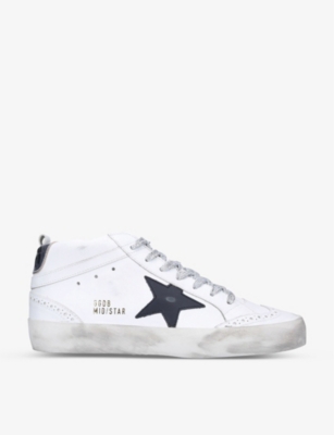 Golden Goose Womens White/oth Women's Mid Star 10238 Leather Trainers