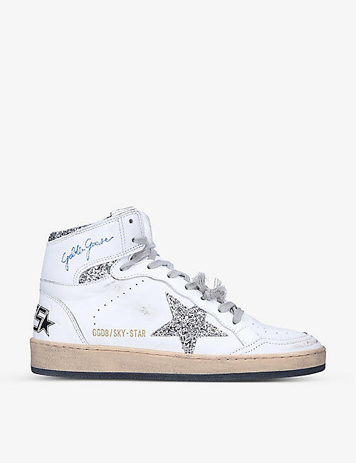 GOLDEN GOOSE: Women's Mid Star 80185 leather trainers