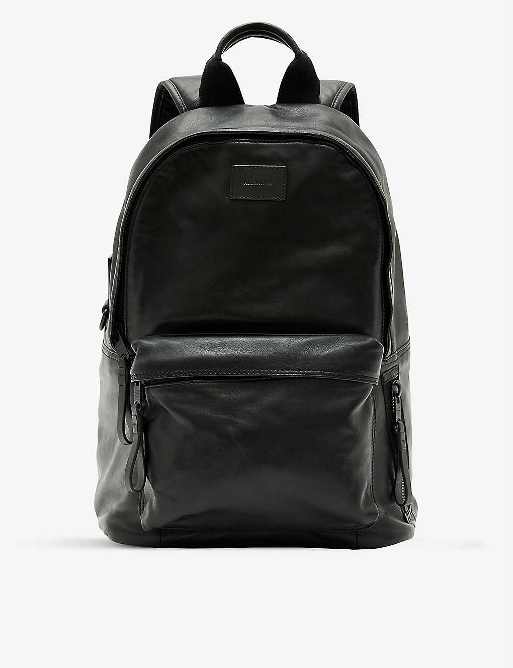 ALLSAINTS - Carabiner brand-patch leather backpack | Selfridges.com