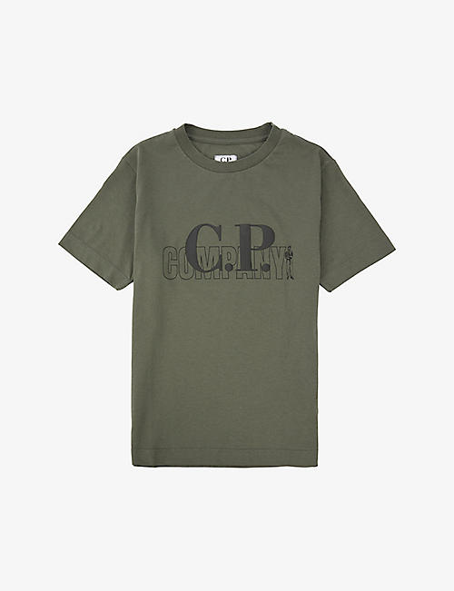 CP COMPANY: Logo-print cotton-jersey T-shirt 4-14 years