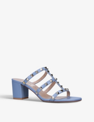 VALENTINO GARAVANI Rockstud 60 leather heeled mules