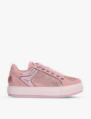 Kurt geiger deals trainers pink