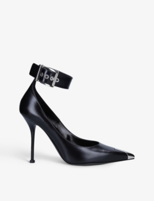 Alexander mcqueen 2024 black heels