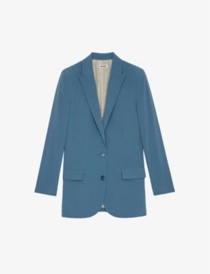 ZADIG&VOLTAIRE: Viva single-breasted peak-lapel crepe blazer