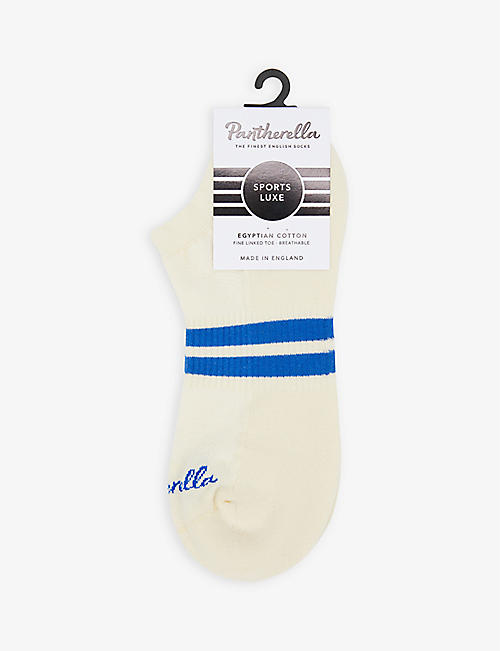 PANTHERELLA: Striped stretch-cotton blend socks