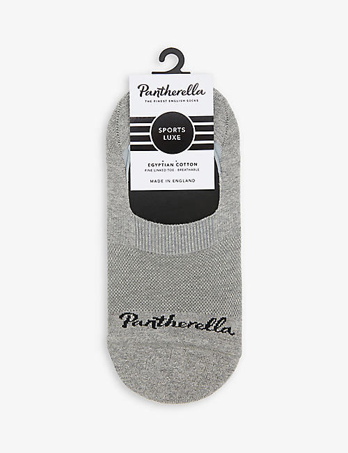 PANTHERELLA: Logo cotton-blend invisible socks
