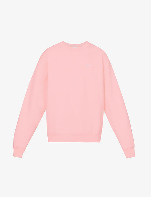 NIKE: Solo Swoosh logo-embroidered cotton-blend sweatshirt