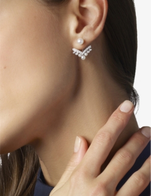 Shop Chaumet Womens White Gold Joséphine Aigrette 18ct White-gold, 0.20ct Brilliant-cut Diamond And 2.85c