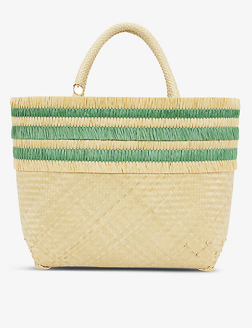 STELAR: Nihi small bamboo tote bag