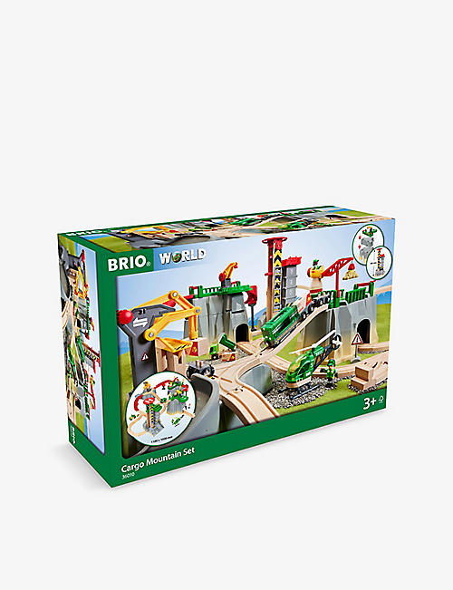 BRIO: Cargo Mountain wooden toy set