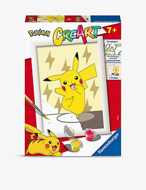 CREART: Pokemon paint by numbers activity kit