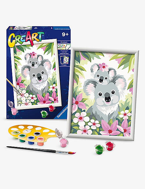 CREART: Koala paint by numbers activity kit