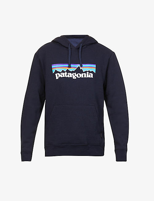 PATAGONIA: P-6 Uprisal brand-print recycled polyester and recycled cotton-blend hoody