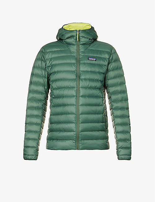 PATAGONIA: Padded funnel-neck regular-fit recycled-nylon shell-down hooded jacket