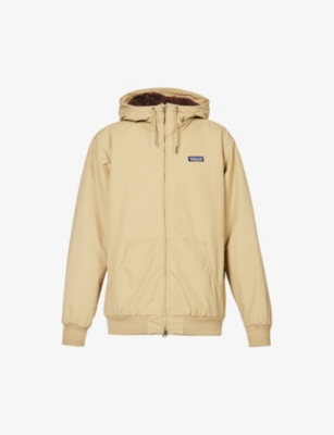 Shop Patagonia Men's Classic Tan Isthmus Regular-fit Recycled-nylon Hooded Jacket