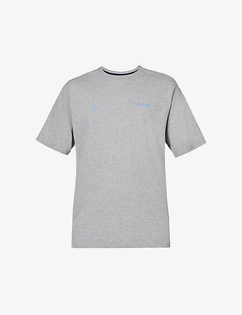 PATAGONIA: Responsibili-Tee logo-print recycled cotton and polyester-blend top