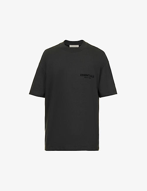 FOG X ESSENTIALS: ESSENTIALS brand-print relaxed-fit cotton-jersey T-shirt