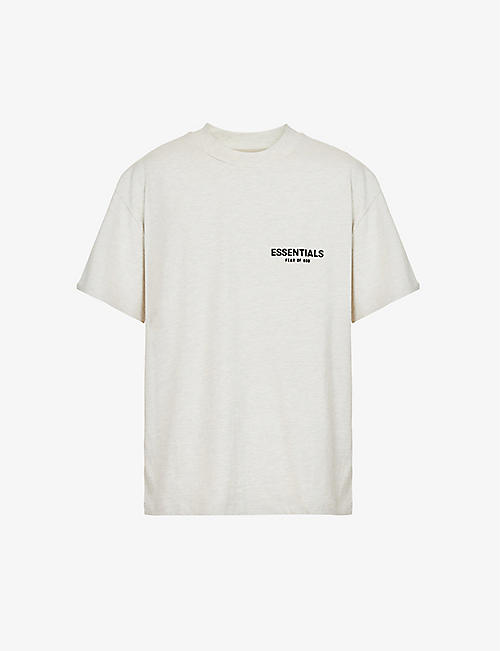 FOG X ESSENTIALS: ESSENTIALS brand-print cotton-jersey T-shirt