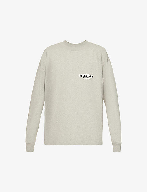 FOG X ESSENTIALS: ESSENTIALS brand-print cotton-jersey T-shirt