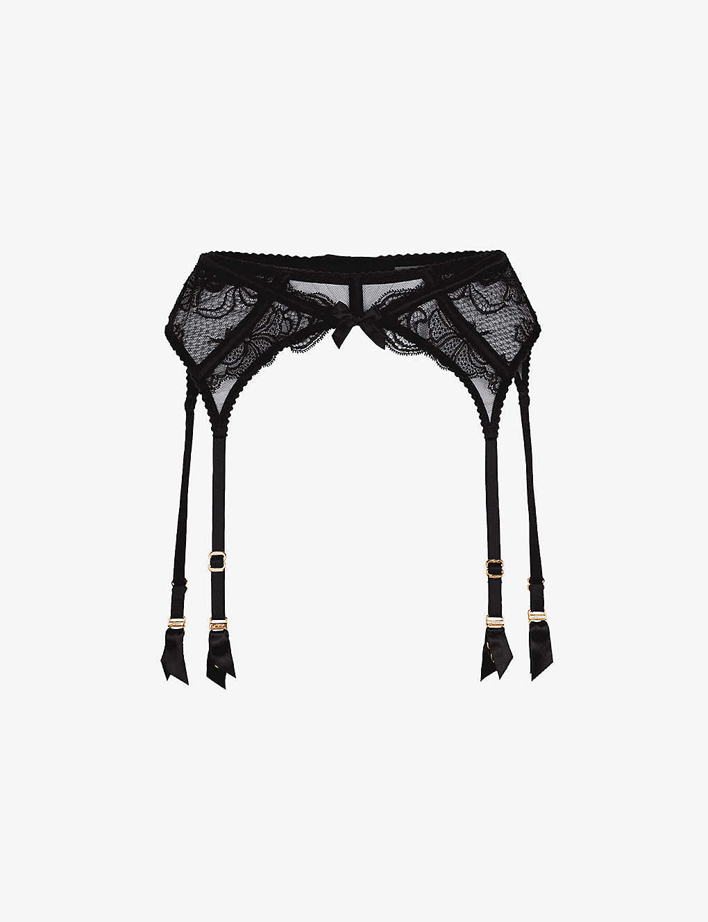 Agent Provocateur Womens Black Rozlyn High-rise Lace Suspenders