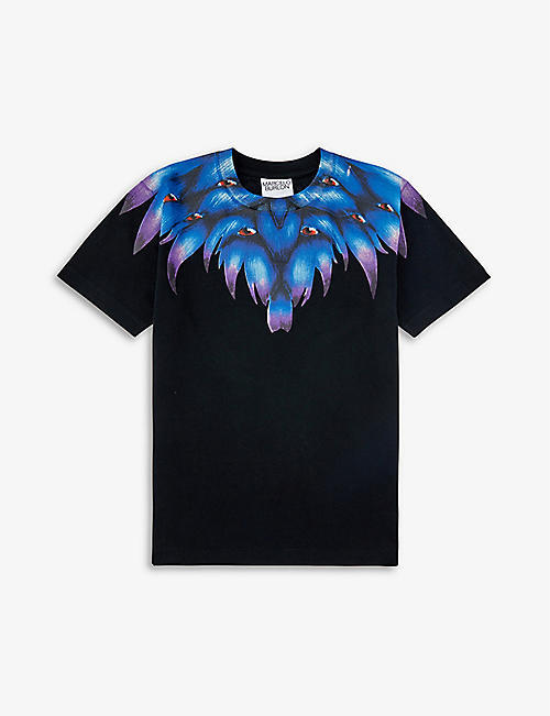 MARCELO BURLON: Monster Wings graphic-print cotton-jersey T-shirt 4-12 years