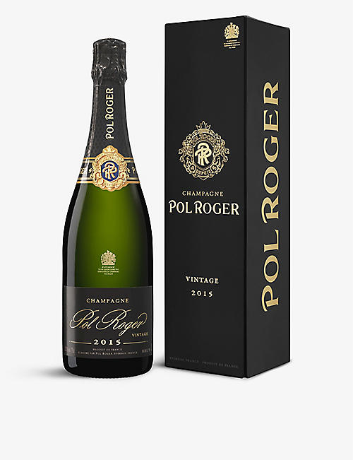 POL ROGER: Vintage 2015 brut champagne with giftbox 750ml