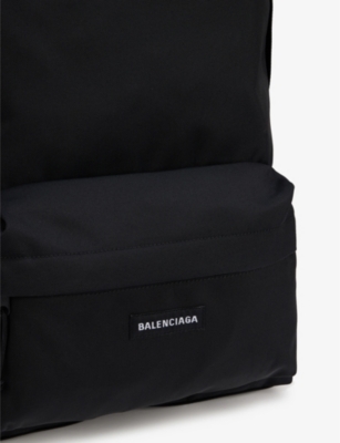 BALENCIAGA Explorer brand-embroidered woven backpack