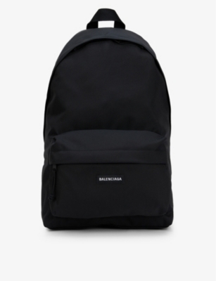 BALENCIAGA Explorer brand-embroidered woven backpack