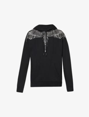 Icon Wings graphic-print cotton-jersey hoody