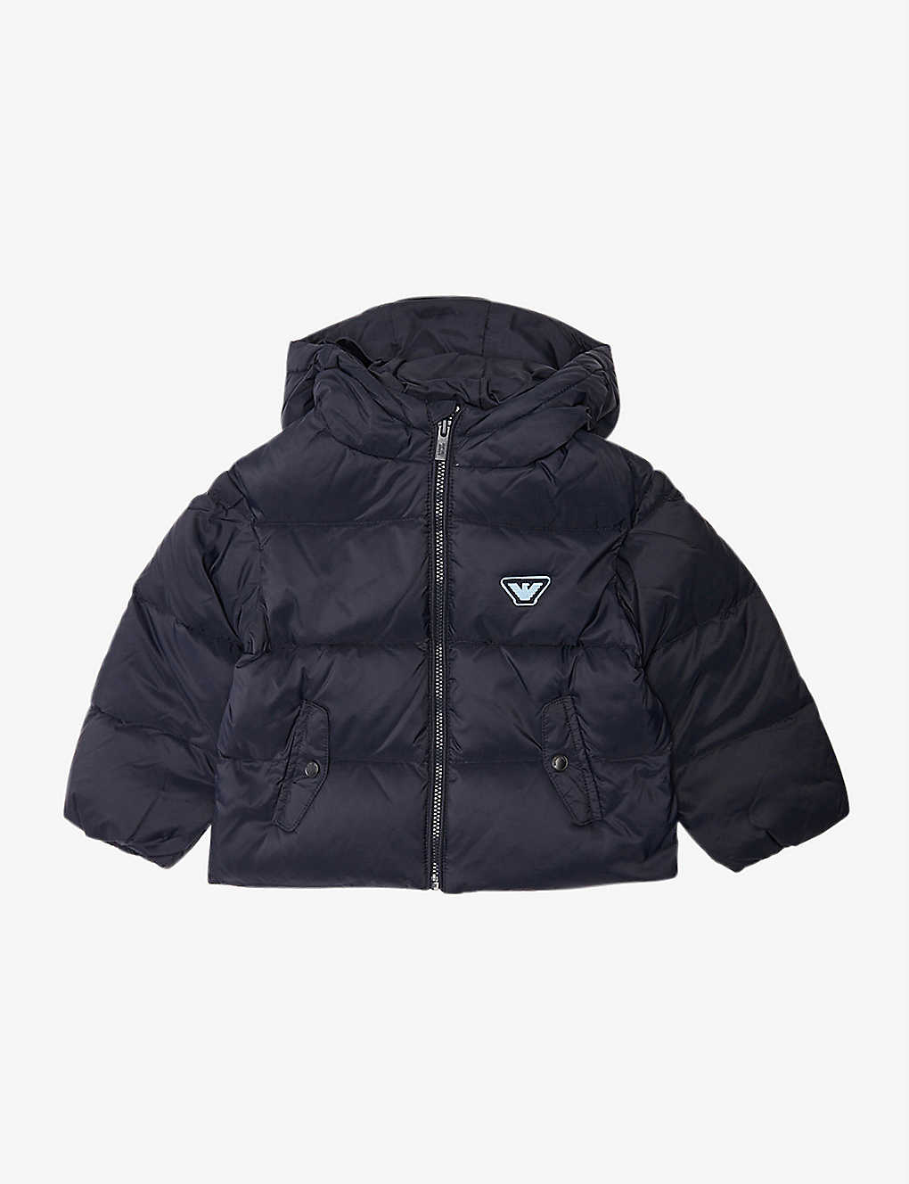 Branded quilted shell-down jacket 6-36 months Selfridges & Co Clothing Jackets Puffer Jackets 