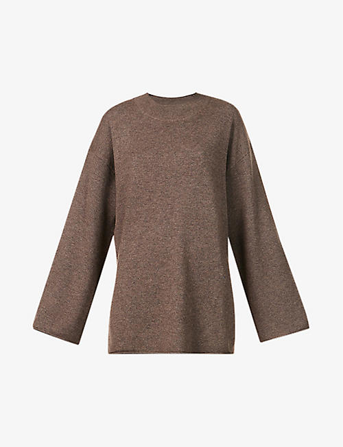 BY MALENE BIRGER: Alissah ribbed neck wool and cashmere-blend jumper