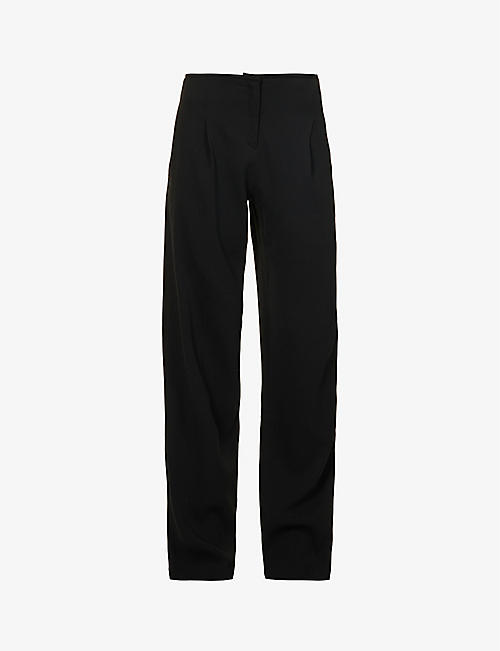 CHRISTOPHER ESBER: Straight-leg mid-rise stretch-woven trousers