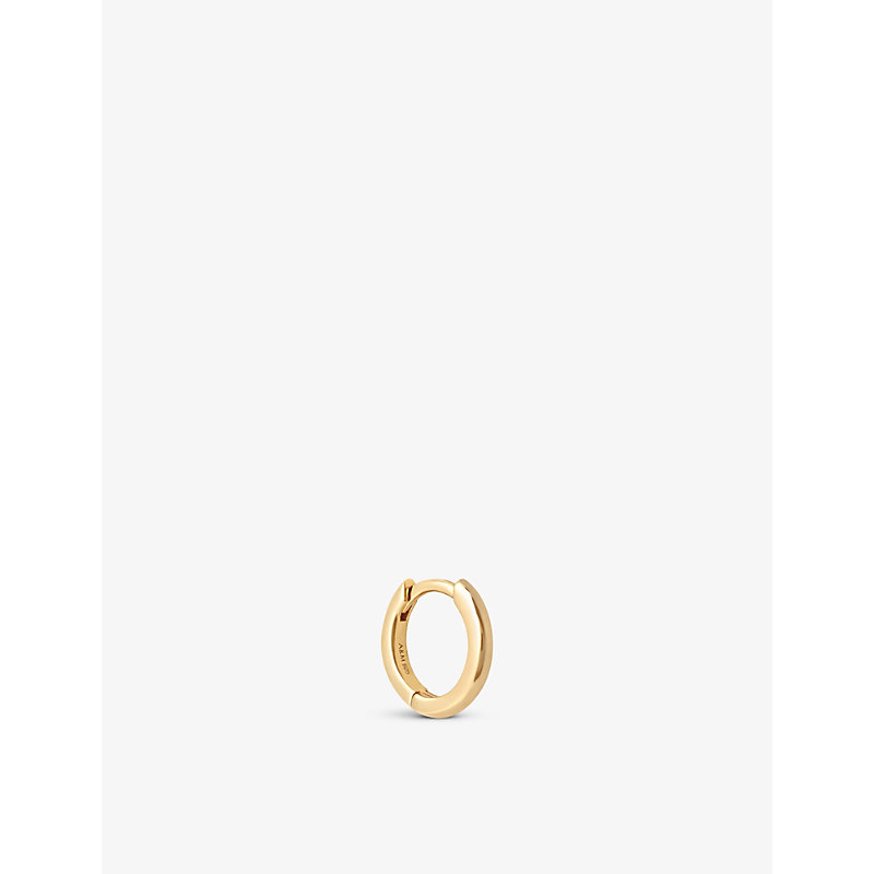 Astrid & Miyu Essential 18ct Yellow Gold-plated Recycled Sterling-silver Single Hoop Earring