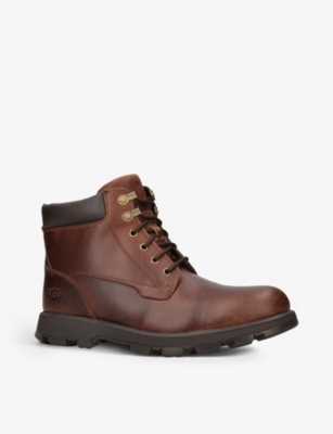 UGG Stenton padded-collar leather hiking boots