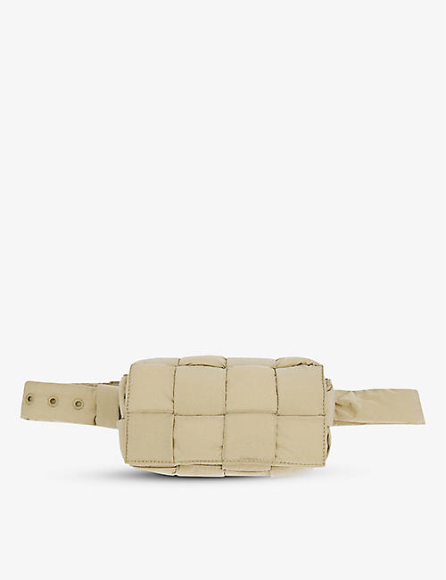 BOTTEGA VENETA: Cassette intrecciato woven belt bag