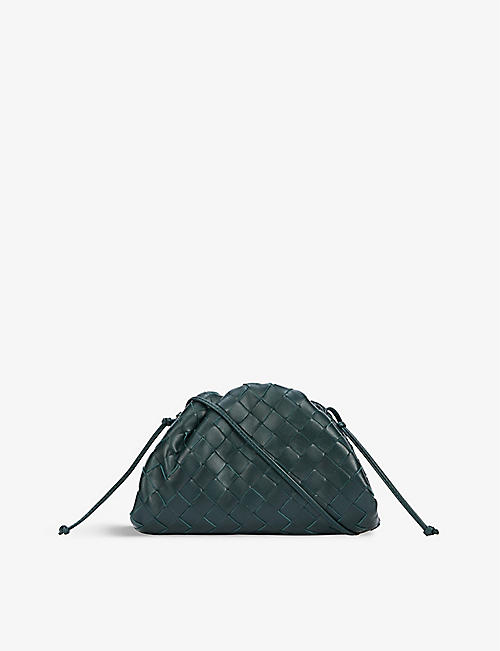 BOTTEGA VENETA: The Pouch small intrecciato leather cross-body bag